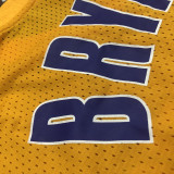 BRYANT # 8 Lakers Yellow Mitchell Ness Retro Jerseys
