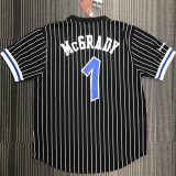 McGRADY # 1 MAGIC Black Mitchell Ness Retro Jerseys
