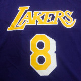 BRYANT # 8 Lakers Purple Mitchell Ness Retro Jerseys