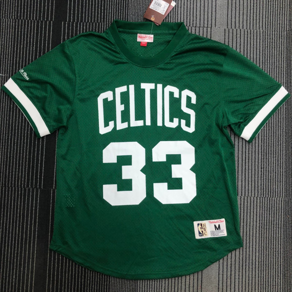 BIRD # 33 CELTICS Green Mitchell Ness Retro Jerseys