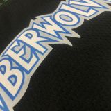 2018 Timberwolves MARBURY # 3 Black Retro NBA Jerseys Hot Pressed