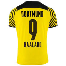 HAALAND #9 BVB Home 1:1 Quality Yellow Fans Jersey 2021/22