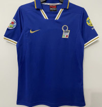 1996 Italy Home Blue Retro Soccer Jersey