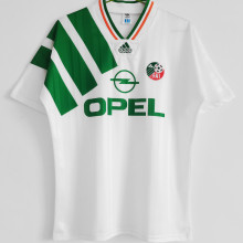 1992/1994 Ireland Away White Retro Soccer Jersey