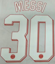 2021/22 MESSI #30 PSG Home UCL Verseion Fonts 主场欧冠字体