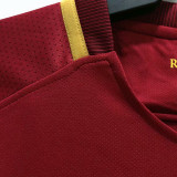 2017/18 Roma Home Red Retro Soccer Jersey