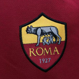 2017/18 Roma Home Red Retro Soccer Jersey