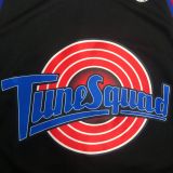 JORDAN # 23 Tune Squad Concept Black NBA Jerseys Hot Pressed