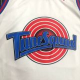 JORDAN # 23 Tune Squad Concept White NBA Jerseys Hot Pressed