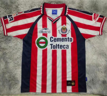 1999/2000 Chivas Home Red Retro Soccer Jersey