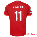 2021/22 LFC 1:1 Quality Home Red Fans Soccer Jersey
