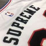 Supreme X Nike NBA White Jerseys Hot Pressed