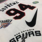 Supreme X Nike NBA White Jerseys Hot Pressed