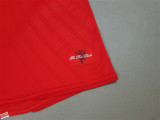 2007-08 M Utd Home Red Long Sleeve Retro Jersey League Version联赛版