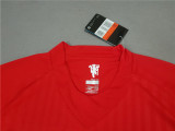 2007-08 M Utd Home Red Long Sleeve Retro Jersey League Version联赛版