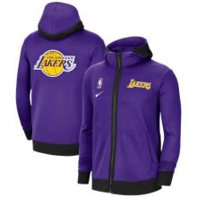2022 Lakers NBA Showtime Performance Full-Zip Hoody Jacket(湖人)