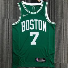 2022 Celtics BROWN #7 Green 75 Years NBA Jerseys 75周年