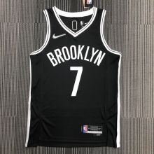 2022 Nets DURANT#7 Black 75 Years NBA Jerseys 75周年