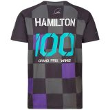 HAMILTON 100 Grand Prix Wins Mercedes F1 Team T-Shirt