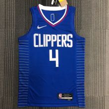 2022 Clippers RONDO #4 Blue 75 Years NBA Jerseys 75周年