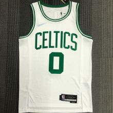 2022 Celtics TATUM #0 White 75 Years NBA Jerseys  75周年