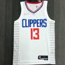 2022 Clippers GEORGE #13 White 75 Years NBA Jerseys 75周年