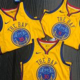 2018 Warriors CURRY #30 The Bay NBA Jerseys Hot Pressed
