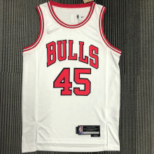 2022 Bulls Jordan #45 White 75 Years NBA Jerseys 75周年