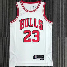 2022 Bulls Jordan #23 White 75 Years NBA Jerseys 75周年