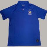 France 100th Anniversary Edition Blue Retro Soccer Jersey