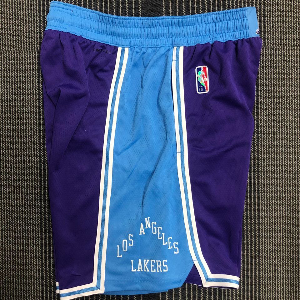 2022 Lakers City Edition 75 Years NBA Pants
