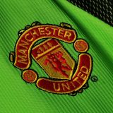 1998/99 M Utd Green GK Retro Soccer Jersey