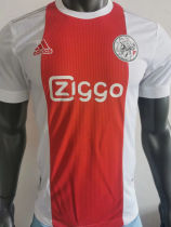 2021/22 Ajax Home Red White Palyer Soccer Jersey