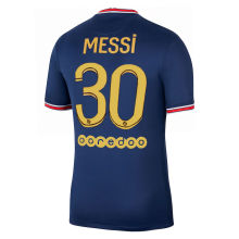 MESSI #30 PSG JD 1:1  Home Fans Jersey 2021/22(Gold Font )  金色字体