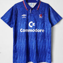 1989/91 CFC Home Blue Retro Soccer Jersey