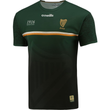 1916 GAA Commemoration Edition Green Black Rugby Jersey