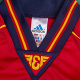 1998 Spain Home Red Retro Soccer Jersey