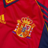 1998 Spain Home Red Retro Soccer Jersey