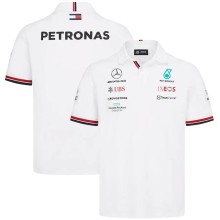 2022 Mercedes AMG Petronas F1 White Team POLO T-Shirt