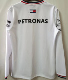 2022 Mercedes AMG Petronas F1 White Long Sleeve Team T-Shirt