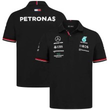 2022 Mercedes AMG Petronas F1 Black Team POLO T-Shirt