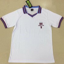 1980 West Ham White Retro Soccer Jersey