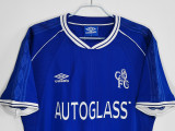 1999/2001 CFC Home Blue Retro Soccer Jersey