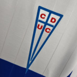2009 CDUC Catholic Away White Retro Soccer Jersey