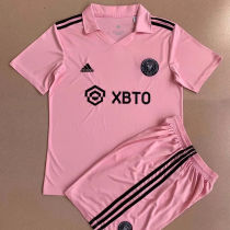 2022/23 Inter Miami Home Pink Kids Soccer Jersey