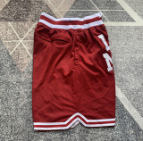 Lakers Kobe High school edition Jujube Red Four Bags NBA Pants