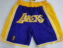 Lakers Blue Four Bags NBA Pants