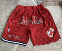 Just Don Red Four Bags NBA Pants