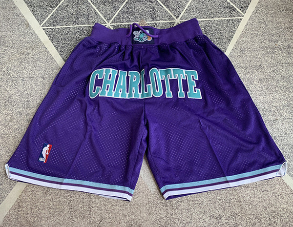 Hornets Purple Four Bags NBA Pants