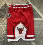 Bulls Red Four Bags NBA Pants